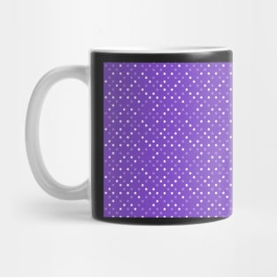 Purple White Polka Dots Cute Pattern Mug